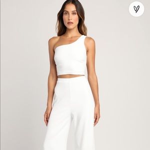 Brand new with tags Lulus 2 piece jumpsuit